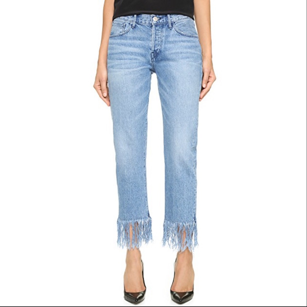 NWOT 3x1 Fringe Jeans